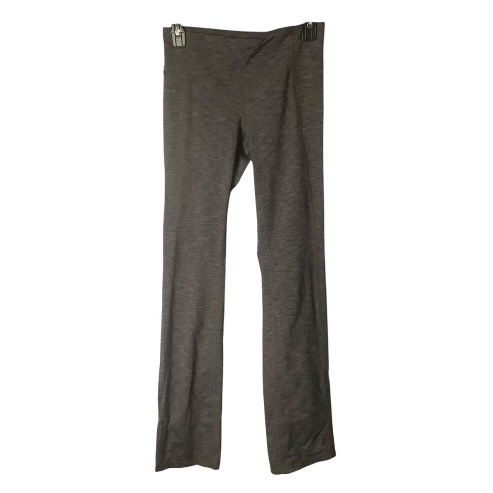 Athleta Chaturanga Full-length Leggings Gray‎ Heathered Flare Pants Women Small